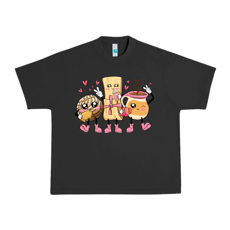 Mexican Pan Dulce Cartoon Characters Urban Heavy Tee by MaliasSmallBusiness | Teevron