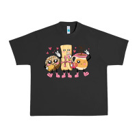 Pigment Black mexican pan dulce cartoon characters Urban Heavy Tee - MaliasSmallBusiness