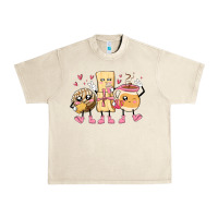 Sandshell mexican pan dulce cartoon characters Urban Heavy Tee - MaliasSmallBusiness