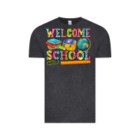 Vintage Black welcome school Vintage Tee - NancyCooperArtShop