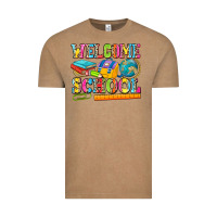 Vintage Coffee welcome school Vintage Tee - NancyCooperArtShop