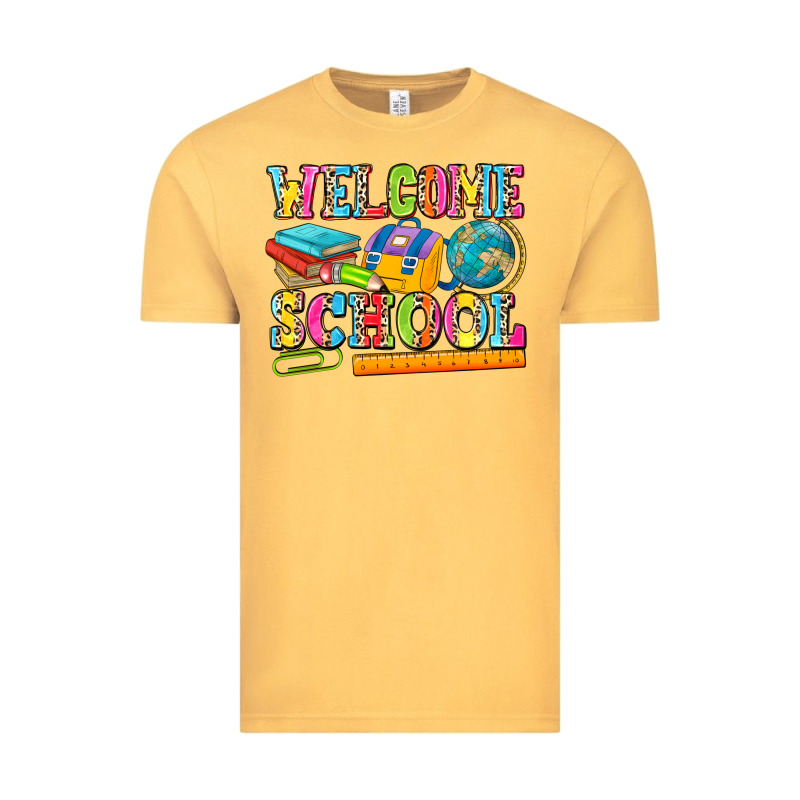Welcome School Vintage Tee by NancyCooperArtShop | Teevron