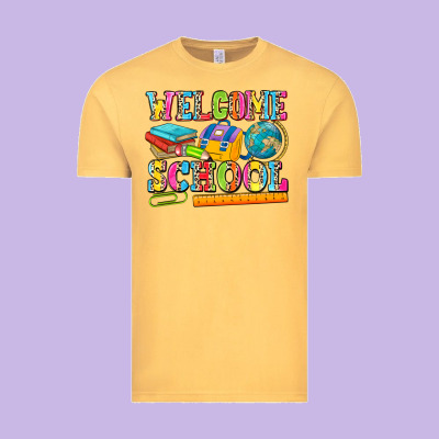 Welcome School Vintage Tee Designed By Nancycooperartshop