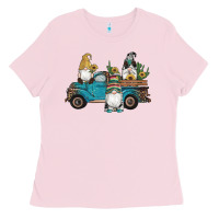 Bubblegum Pink western gnomes truck sunflowers cactus gemstone leopard glitter serape Ladies Tee - Artiststas