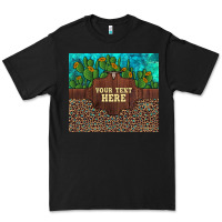 Black preview custom cactus and sunflowers leopard turquoise Premium Tee - Artiststas