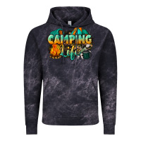 Cloud Black camping life Vintage Hoodie - NancyCooperArtShop