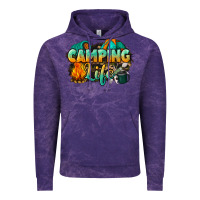 Cloud Purple camping life Vintage Hoodie - NancyCooperArtShop