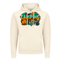 Vintage Artic camping life Vintage Hoodie - NancyCooperArtShop