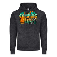 Vintage Black camping life Vintage Hoodie - NancyCooperArtShop