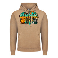 Vintage Coffee camping life Vintage Hoodie - NancyCooperArtShop