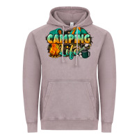 Vintage Zinc camping life Vintage Hoodie - NancyCooperArtShop