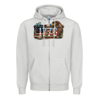 Dove Grey Eat. 1776 eagle 4th of july Zipper Hoodie - HowdyJamesFarm