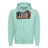 Seafoam Eat. 1776 eagle 4th of july Zipper Hoodie - HowdyJamesFarm