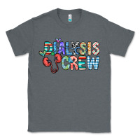 Charcoal Heather dialysis crew Classic Tee - CowhideDigitalArt