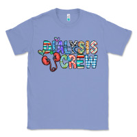 Colony Blue dialysis crew Classic Tee - CowhideDigitalArt