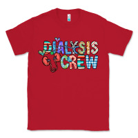 Red dialysis crew Classic Tee - CowhideDigitalArt