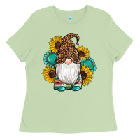 Matcha western gnomes sunflowers gemstones leopard serape cowhide glitter Ladies Tee - Artiststas
