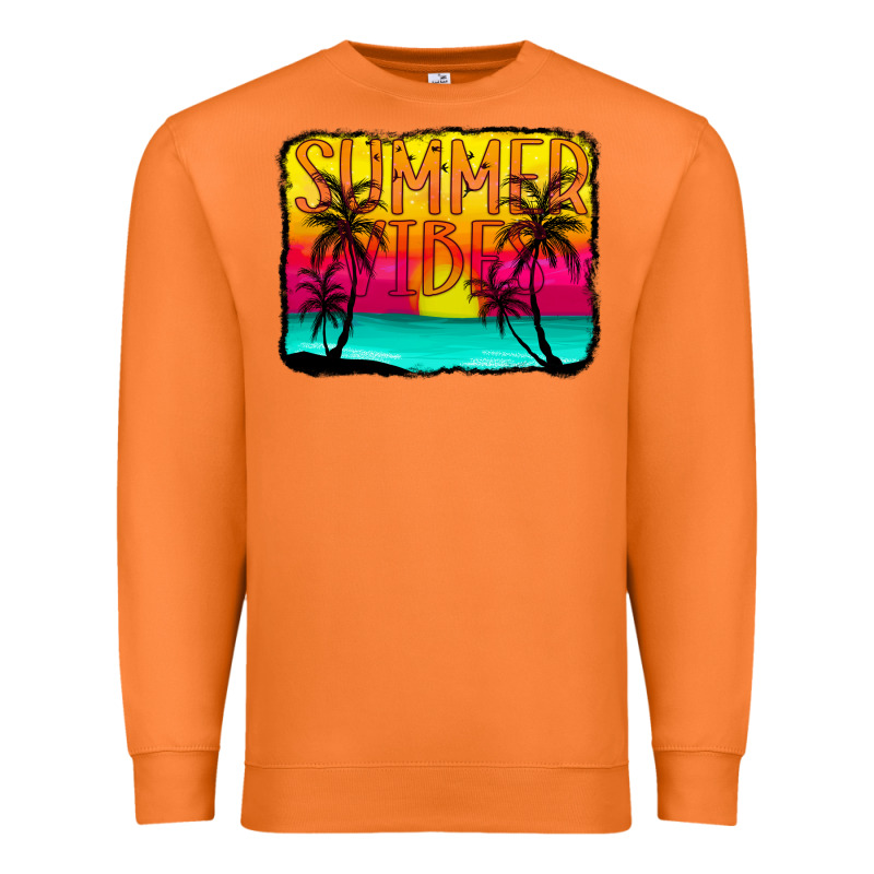 Summer Vibes Premium Sweatshirt by CowCowDesign | Teevron