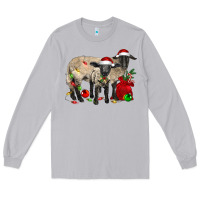 Moon Dust Christmas Suffolk Sheep And Baby Suffolk Sheep Long Sleeve Tee - LillyAllenDesigns