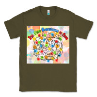 Army Green im fine everything is fine with lights Classic Tee - MaliasSmallBusiness