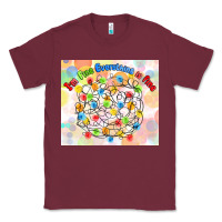 Burgundy im fine everything is fine with lights Classic Tee - MaliasSmallBusiness