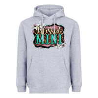 Heather Grey blessed mini Heavyweight Hoodie - OliviaCreatesArt