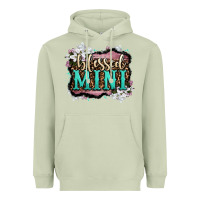 Matcha blessed mini Heavyweight Hoodie - OliviaCreatesArt