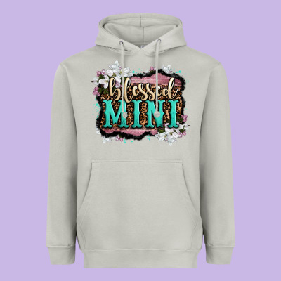 Blessed Mini Heavyweight Hoodie Designed By Oliviacreatesart