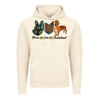 Vintage Artic peace love dachshund Vintage Hoodie - RanaPortraitStore