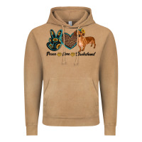 Vintage Camel peace love dachshund Vintage Hoodie - RanaPortraitStore