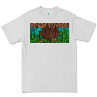 Dove Grey western cactus leopard and turquoise custom nametext license plate Premium Tee - Artiststas