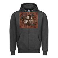 Charcoal Heather holly spirit come like a flood Zipper Hoodie - TumblerDesignByShophia
