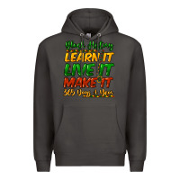 Smoke Black history learn it live it make it 365 days Premium Hoodie - HowdyJamesFarm