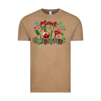 Vintage Coffee merry christmas hair dresser Vintage Tee - MaliasSmallBusiness