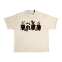 Sandshell grey christmas afro gnomies Urban Heavy Tee - MaliasSmallBusiness