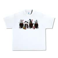 White grey christmas afro gnomies Urban Heavy Tee - MaliasSmallBusiness