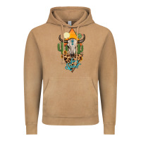 Vintage Camel free spirit bull skull Vintage Hoodie - MaliasSmallBusiness