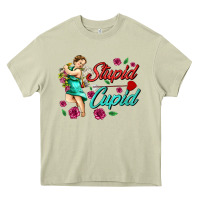 Mossy stupid cupid Heavy Core Tee - AdoDesignShop