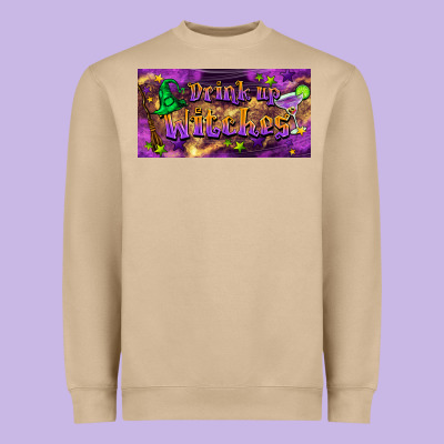 Drink Up Witches Heavyweight Sweatshirt Designed By Barkaloodesign