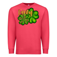 Cardinal St. Patrick's Lucky and shamrock Premium Sweatshirt - OliviaCreatesArt