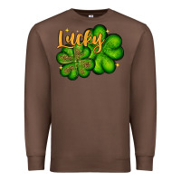 Chestnut St. Patrick's Lucky and shamrock Premium Sweatshirt - OliviaCreatesArt