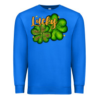 True Royal St. Patrick's Lucky and shamrock Premium Sweatshirt - OliviaCreatesArt