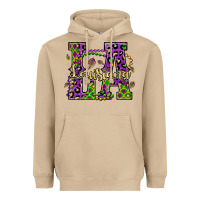 Mushroom louisiana mardi gras Heavyweight Hoodie - OliviaCreatesArt