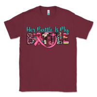 Burgundy her battle is my battle Classic Tee - JahusDesignShop