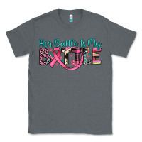 Charcoal Heather her battle is my battle Classic Tee - JahusDesignShop