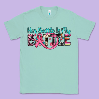 Her Battle Is My Battle Classic Tee Designed By Jahusdesignshop