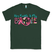Sports Green her battle is my battle Classic Tee - JahusDesignShop