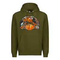 Army Green western pumpkin fall rainbow Premium Hoodie - JahusDesignShop