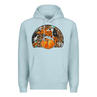 Blue Mist western pumpkin fall rainbow Premium Hoodie - JahusDesignShop