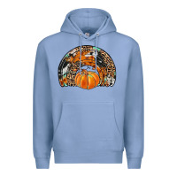 Colony Blue western pumpkin fall rainbow Premium Hoodie - JahusDesignShop